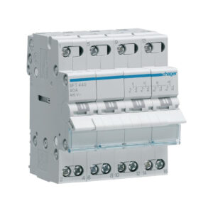 Modułowy przełącznik instalacyjny I-0-II  4P 40A 400VAC Hager SFT440