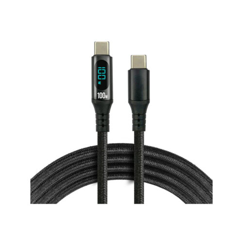 KABEL USB-C / USB-C LCD everActive CBB-2PD5L 200cm 20V 5A 100W