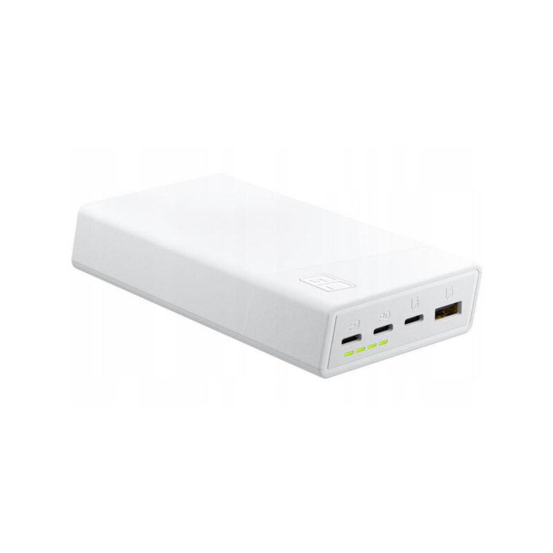 POWERBANK Green Cell PowerPlay20S 20000mAh PD 22,5W QC 3.0 3x USB-C BIAŁY