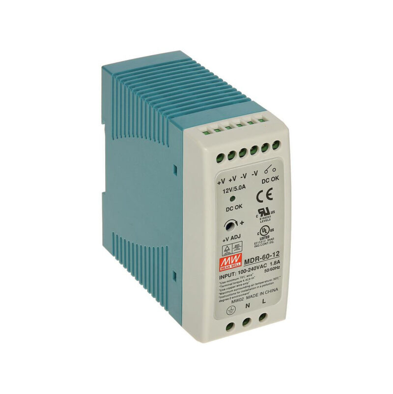 ZASILACZ NA SZYNĘ DIN MDR-60-12