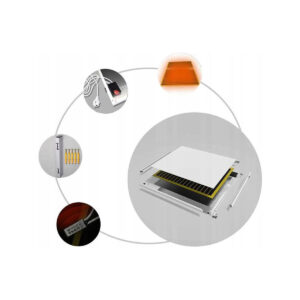 Panel grzewczy IR CRONOS Graphene PRO CGP-700TWP White