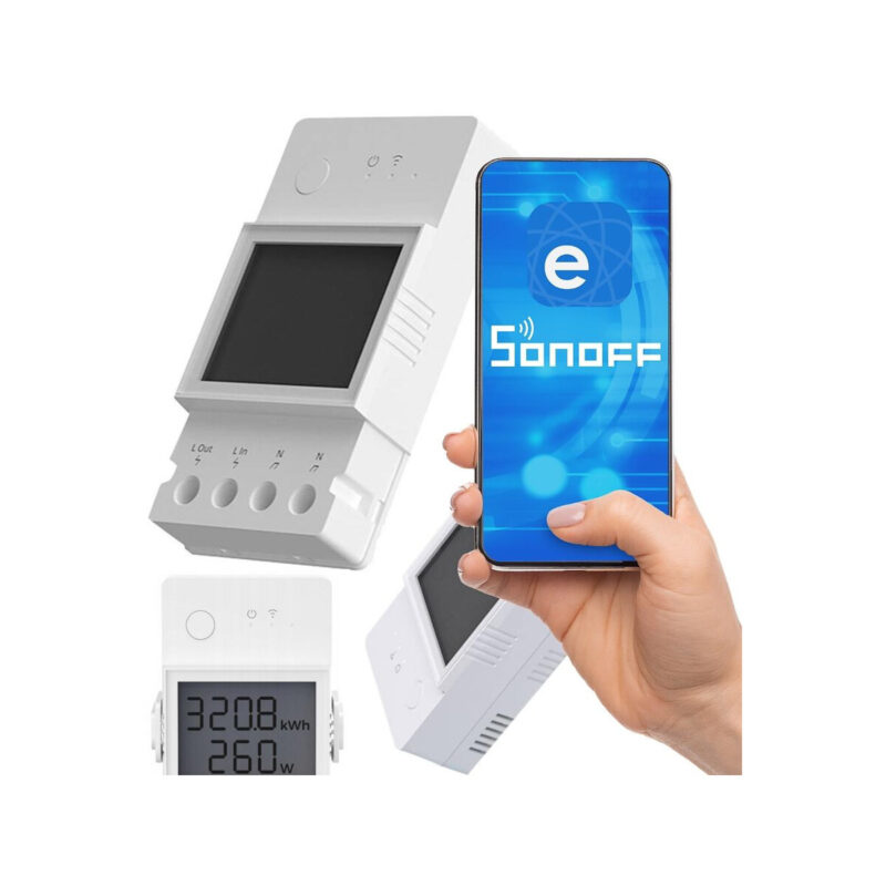 SONOFF POW Elite | POWR320D | Przekaźnik Wifi z funkcją pomiaru zużycia prądu i mocy