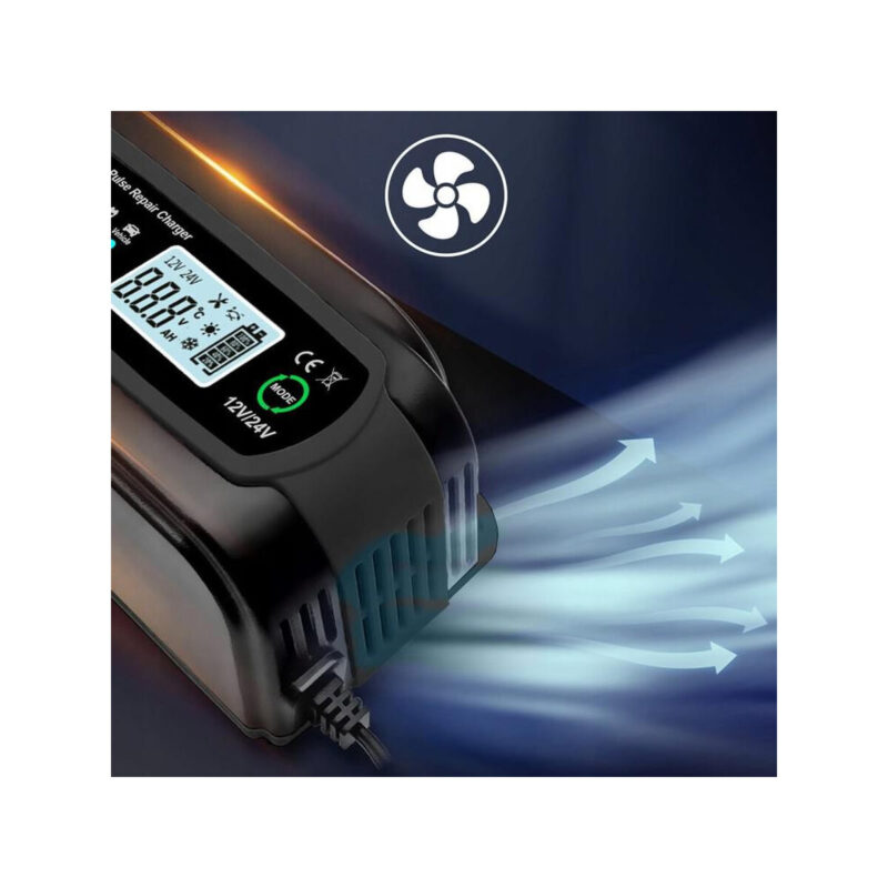 Prostownik Ładowarka Akumulatorów Samochodowy z Funkcją Naprawy 12V 24V 10A Zenwire JMD-10