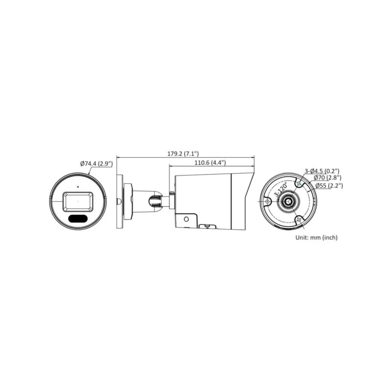 Kamera IP Hikvision DS-2CD2087G2H-LIU/SL(4mm)(eF)