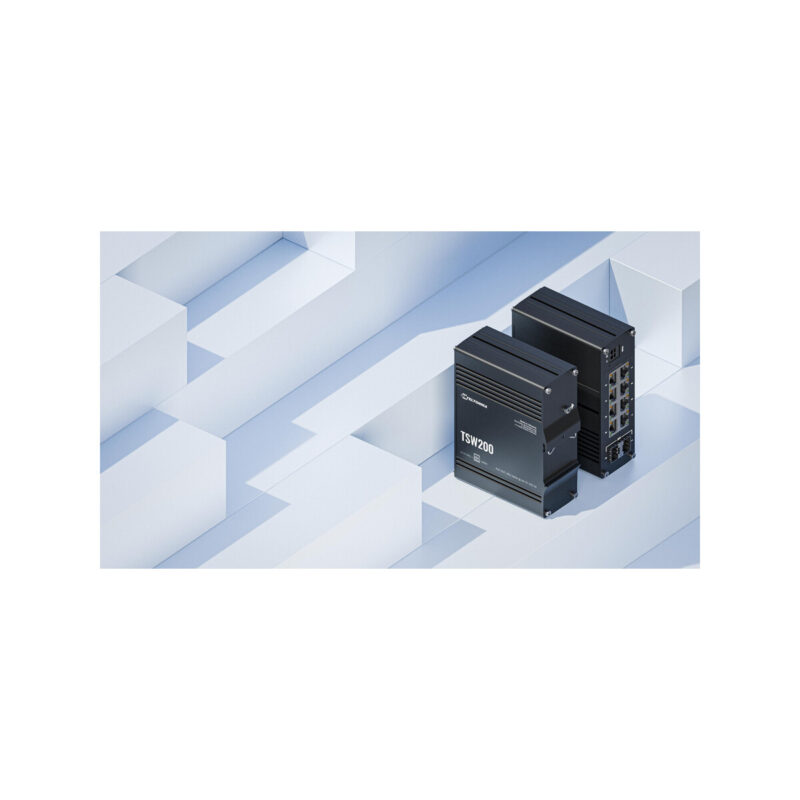 Teltonika TSW200 switch przemysłowy 8xGE 2xSFP PoE (TSW2000000B0) DIN