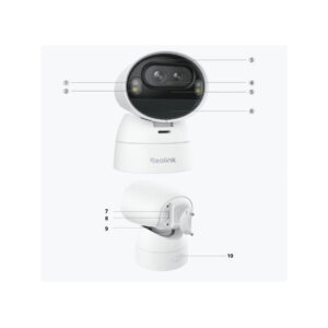 Kamera IP Reolink Argus Series B730 8MP Wi-Fi 8MP bateryjna