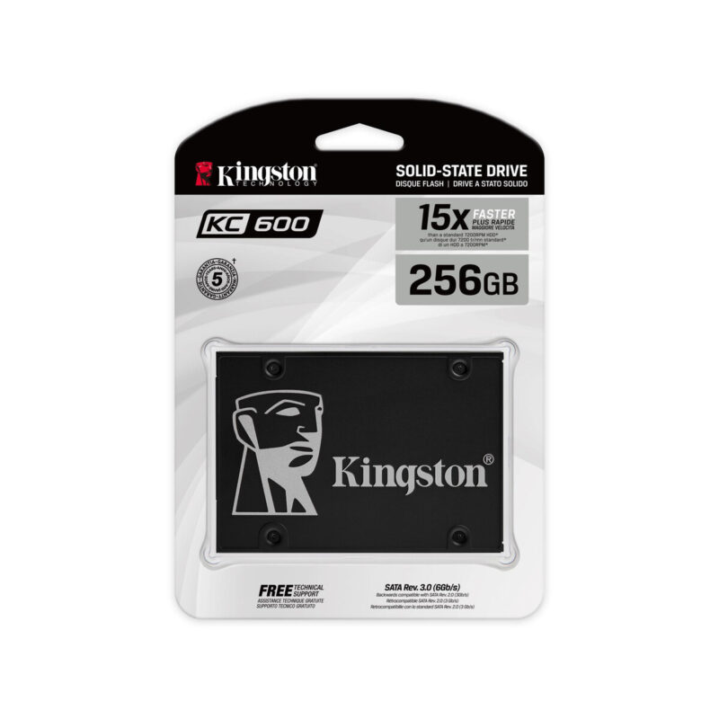DYSK SSD KINGSTON KC600 256GB SATA 550/500 MB/s