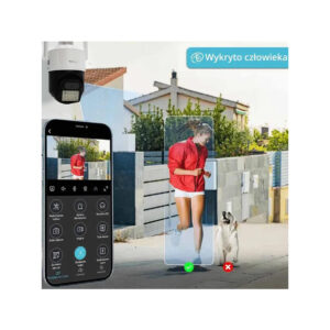 Kamera IP ORLLO Z17 Ultra 4K zewnętrzna obrotowa GSM na kartę SIM 8MPx