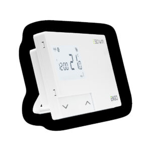 ENGO Controls E901-WIFI - Regulator temperatury bezprzewodowy, Wi-Fi, Internetowy, biały, 868MHz, bateryjny