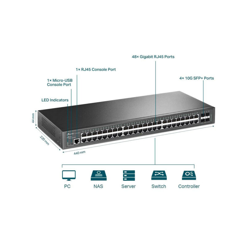 SWITCH TP-LINK TL-SG3452X