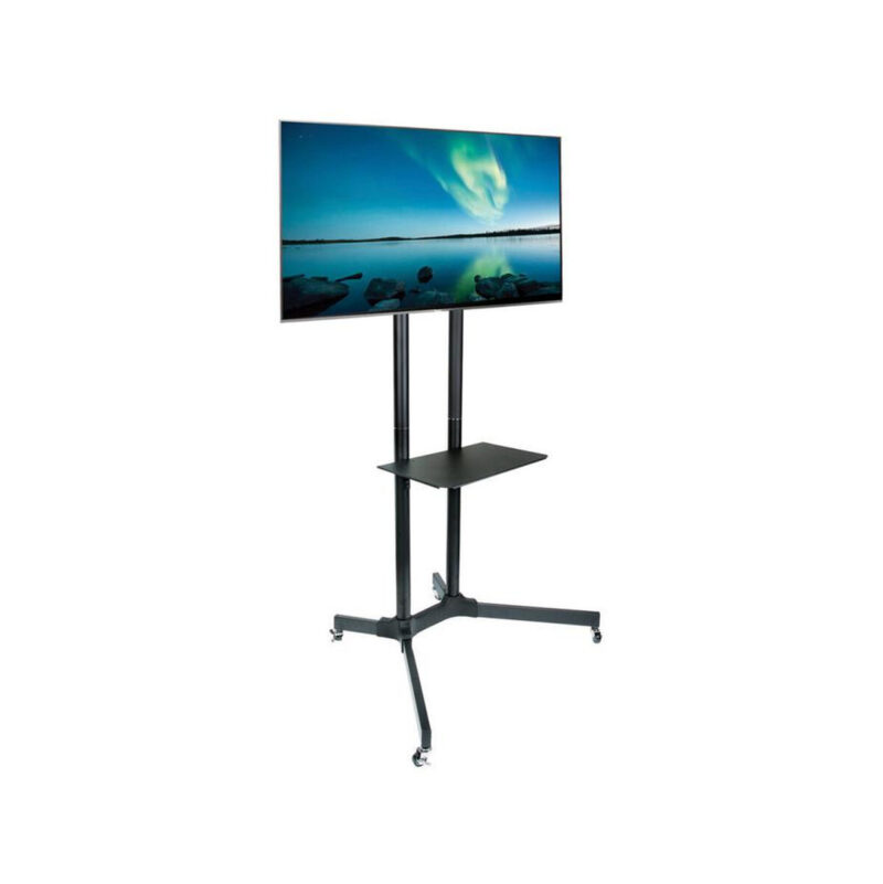 STOLIK/WÓZEK NA KÓŁKACH+UCHWYT DO TV 30-65" 60KG S-08A ART