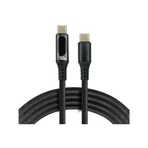 KABEL USB-C / USB-C LCD everActive CBB-1PD5L 100cm 20V 5A 100W
