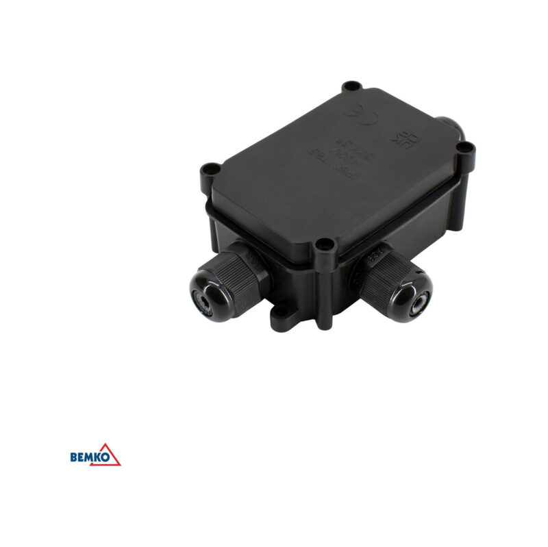 Hermetyczna puszka łączeniowa z dławicami x4 IP66