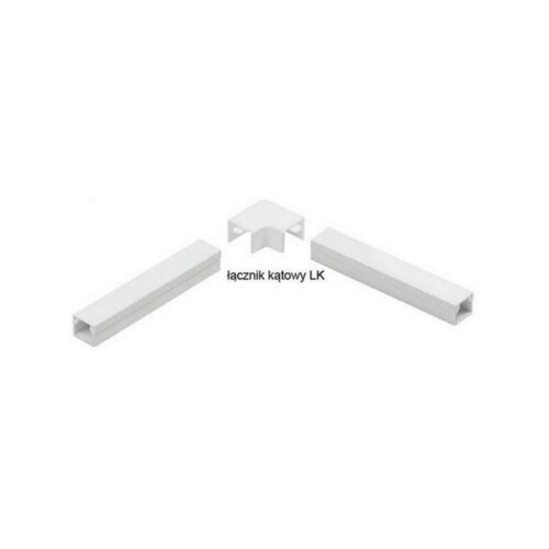 Osprzęt do listew elektroinstalacyjnych, łącznik kątowy BIAŁY LK 90x40 (1szt.)