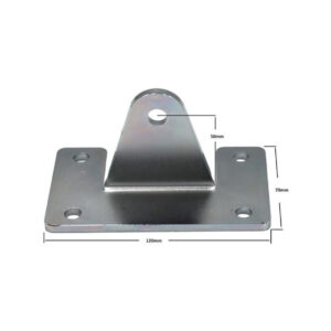 Uchwyty MOD.12/120/70 do napędów z otworami 12mm: CAME, FAAC, Genius, Proxima itd.