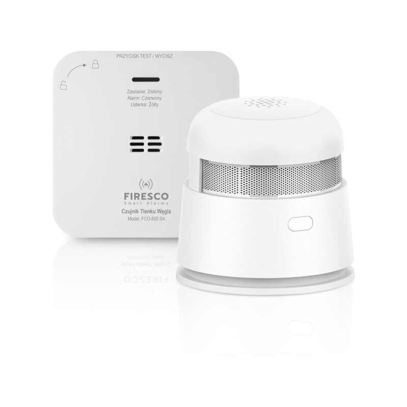 Zestaw czujników FIRESCO czujnik czadu+czujnik dymu