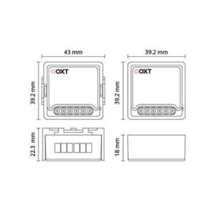 27229867817655e8b3b2e2ad223f41c8_original Moduł OXT mini sterownik rolet żaluzji kąt pochylenia lameli WiFi+RF TUYA T229