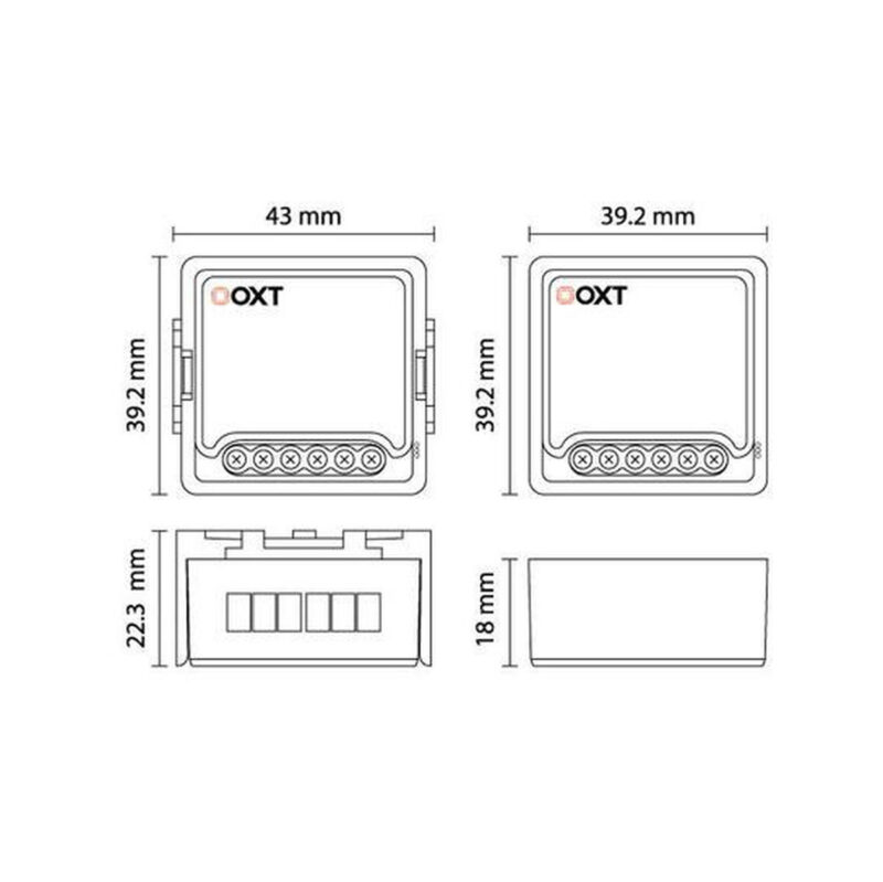 27229867817655e8b3b2e2ad223f41c8_original Moduł OXT mini sterownik rolet żaluzji kąt pochylenia lameli WiFi+RF TUYA T229
