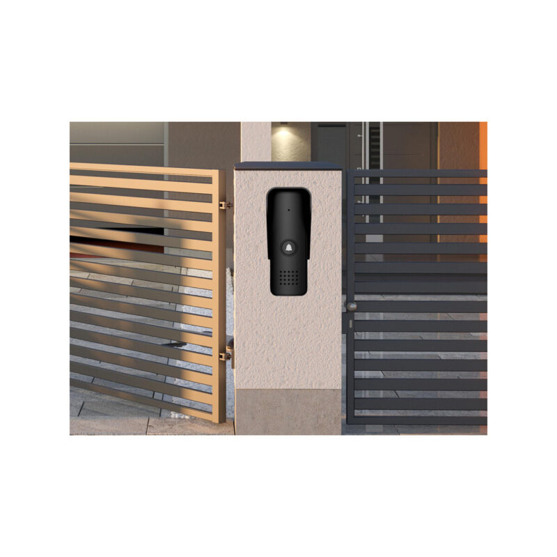 Domofon EURA ADP-09A3 czarny, głośnomówiący