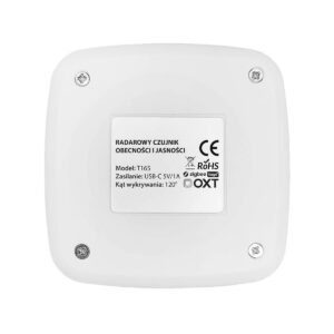 OXT Czujnik radar obecności jasności USB ZigBee TUYA T165