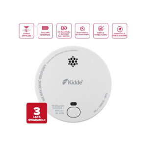 Zestaw 2 czujek KIDDE czadu i dymu