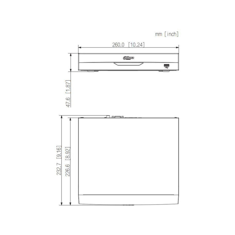 REJESTRATOR IP DAHUA NVR2104HS-P-I2