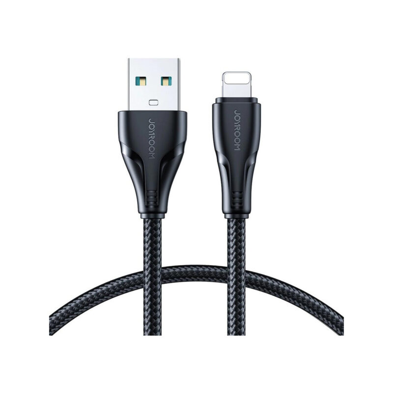Kabel USB-A / Lightning Joyroom S-UL012A11 120cm 2.4A w oplocie czarny