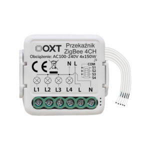 Moduł OXT mini przekaźnik 4 obwody ZigBee TUYA T264