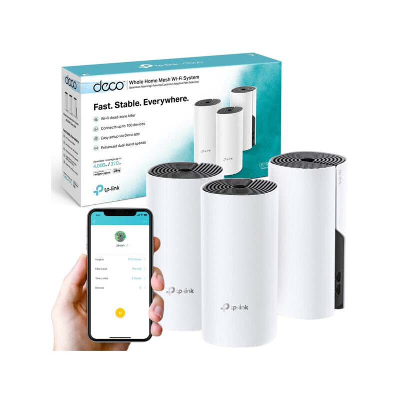 DOMOWY SYSTEM WI-FI MESH TP-LINK DECO M4 (3-pack)