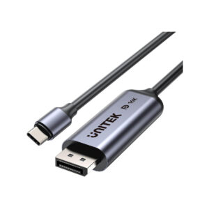 Kabel Dwukierunkowy Unitek USB-C - DisplayPort 16K 80Gbps HDR 1,8 m