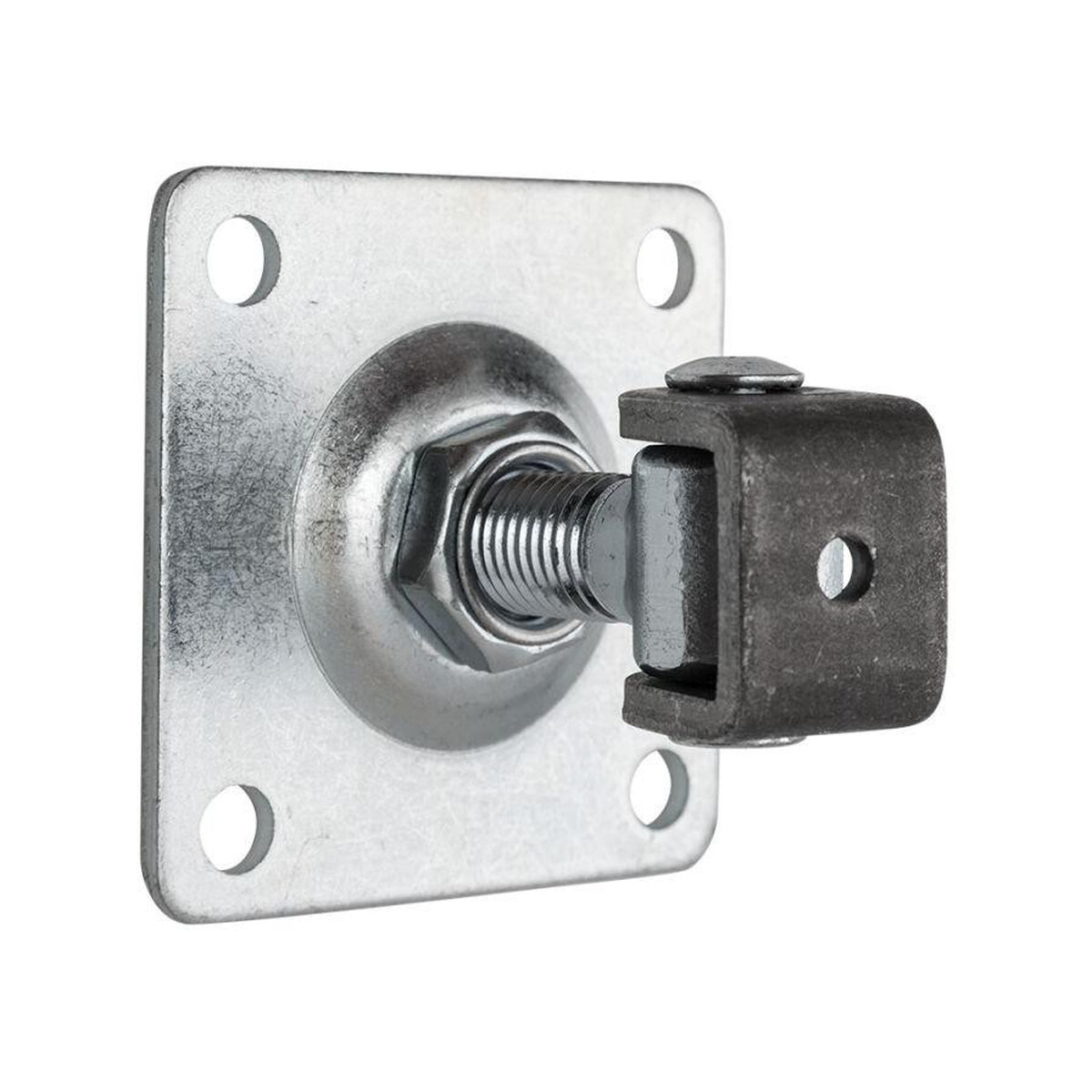 Zawias PSG 61.019 z szyldem 100x100x4mm - gwint M20 (regulowany)
