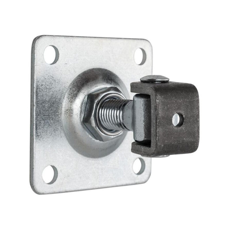 Zawias PSG 61.018 z szyldem 80x80x3mm - gwint M16 (regulowany)