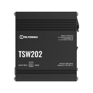 Teltonika TSW202 switch przemysłowy zarządzalny 8xFE 2xSFP PoE+ (TSW202000000) DIN