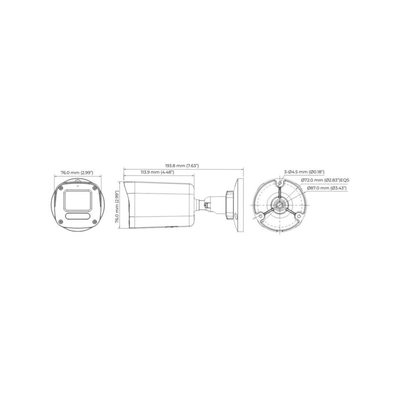 29574530502618c20ba944f30f045f76_original Kamera IP 5 Mpx 2.8 mm Honeywell HC25CB5R1-V