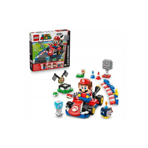 Klocki LEGO Super Mario 72043 - Mario Kart: Interaktywna figurka LEGO Mario i Standard Kart