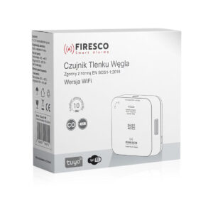 Czujnik czadu Firesco FCO-850 WF z WiFi aplikacja Tuya