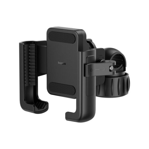 Uchwyt na telefon Baseus GoTrip na rower, hulajnogę, skuter - czarny