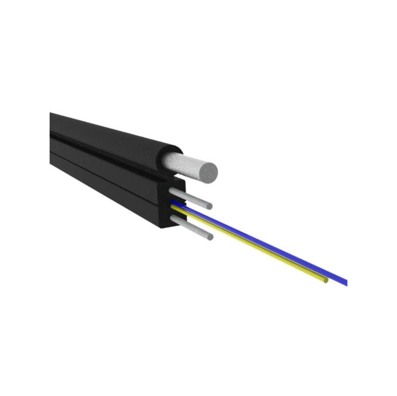 KABEL ŚWIATŁOWODOWY FLAT Z-XOTKtsdp SM 24x9/125 2T12F ITU-T G.652D 1.2kN