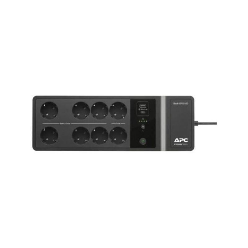 APC Zasilacz awaryjny BE850G2-GR 850VA, 230V, USB-C, USB-A, 8 x Schuko