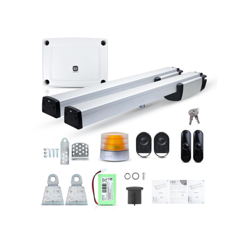 Zestaw Somfy Ixengo L 24V IO Comfort Pack do 8m bram dwuskrzydłowych