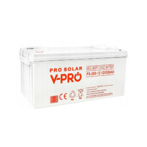 AKUMULATOR VOLT POLSKA DEEP CYCLE VPRO SOLAR 12V 260AH VRLA BEZOBSŁUGOWY