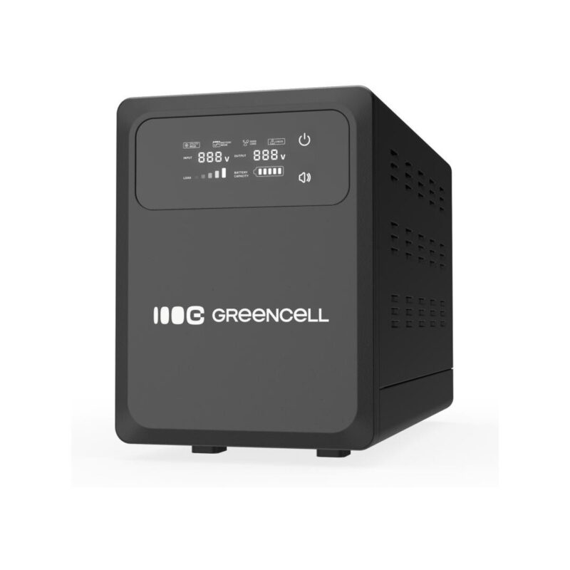 UPS ZASILACZ AWARYJNY Greencell PowerCore 800VA 500W AVR 12VDC LCD