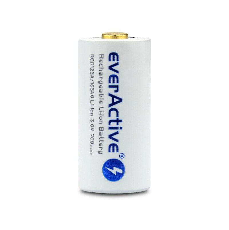 Akumulatorek 16340 / R-CR123 3V everActive 700mAh (1 szt.) z zabezpieczeniem