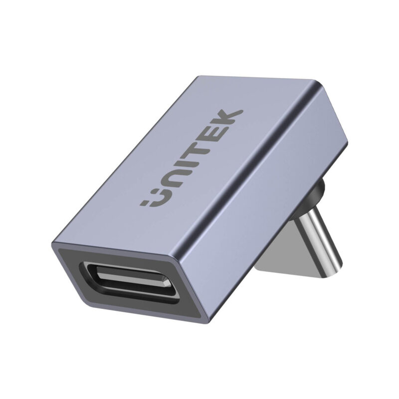 Unitek Adapter USB-C na USB-C kątowy 40Gbps 240W