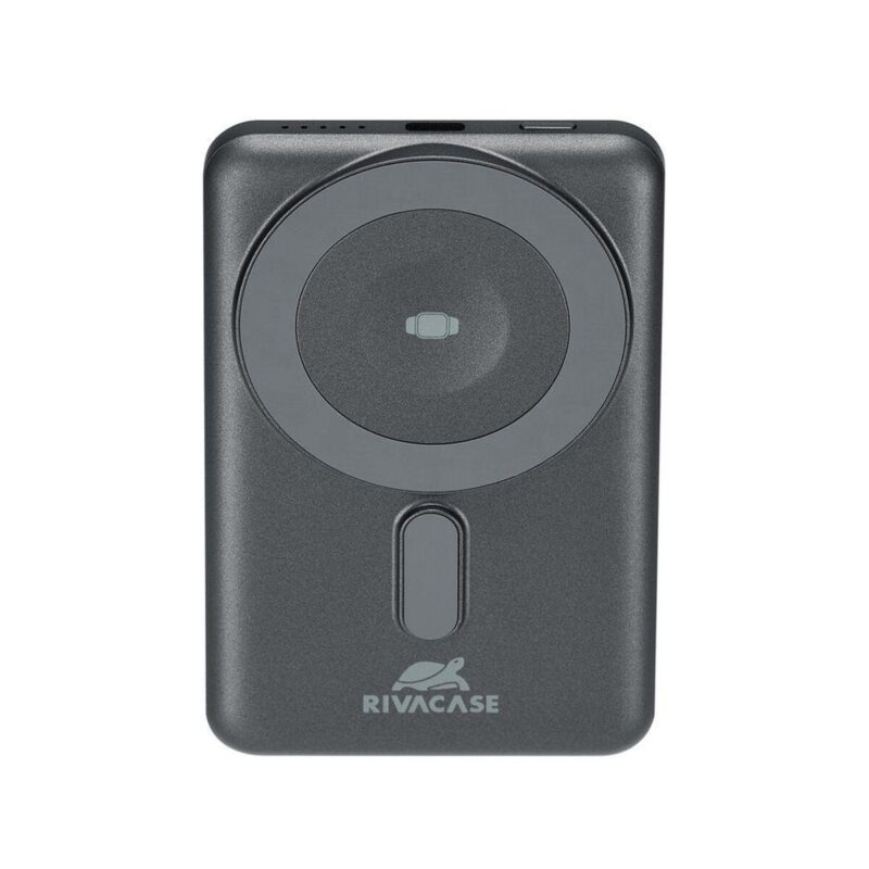 2b28a22f0f6db0ab635f4f29f3f00ba4_original Powerbank Rivacase 5000mAh 22.5W PD Qi Magsafe 1x USB-C VA2607 szary + kabel USB-C i Lightning