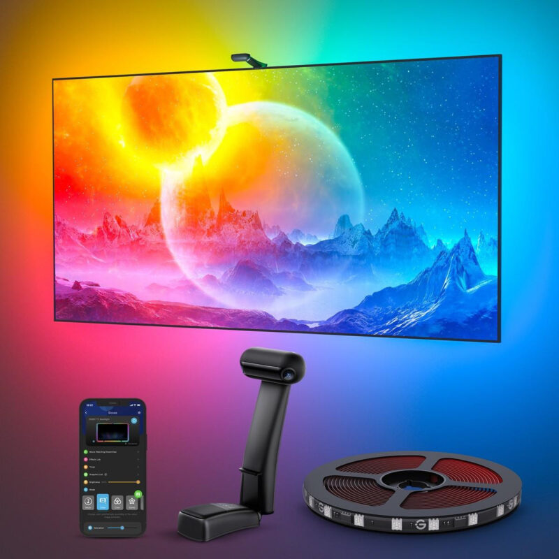 2b90cda3ffd54e702b0dbdc363b8833e_original Govee H605C Envisual TV Backlight T2 Taśma LED podświetlenie dla TV 55-65 cali, RGBIC, Wi-Fi+Bluetoo