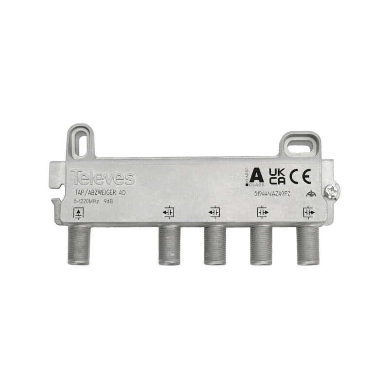 Odgałęźnik końcowy F 4D Televes 5...1220MHz 9dB ref. 519441