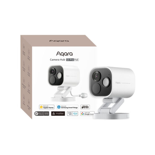 Aqara Camera Hub G5 Pro PoE Biała | Kamera IP | 1520p, Zigbee, CH-C03D