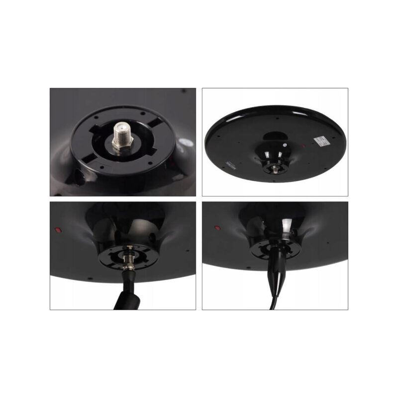 Antena DVB-T2 Mistral MI-ANT07 UFO - CZARNA