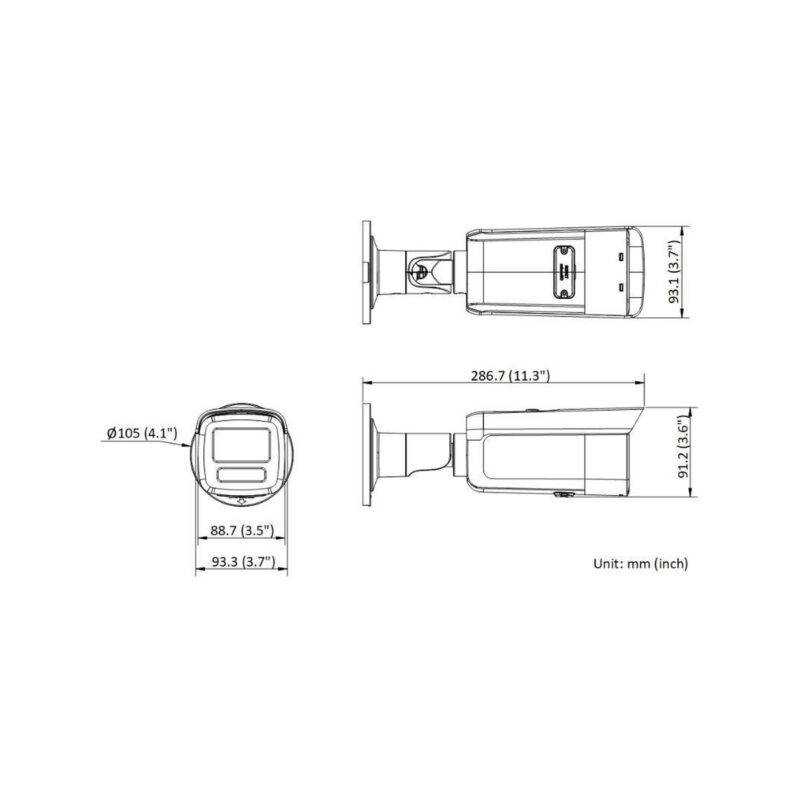Kamera IP Hikvision DS-2CD2T86G2H-2I 2.8mm EF BLACK PL